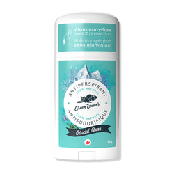 Déodorant antisudorifique sans aluminium Green Beaver parfum Glacial Clean vue de face